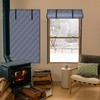 3 Layer 39x63in Thermal Insulated Window Cover for Winter,Roll-Up Insulated