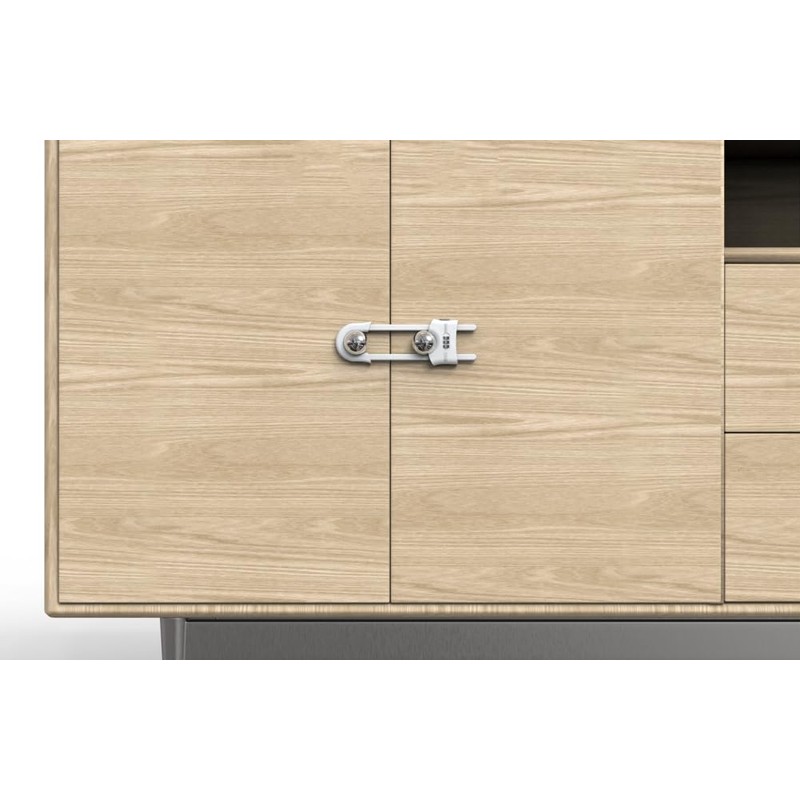 4 PACK Baby Safety Sliding Cabinet Door Code Locks Child