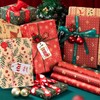 Christmas Wrapping Paper Set, 12 Sheets of Christmas Wrapping Paper,