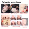 2pc Maniquí Cabeza Para Practica De Pestañas Y Microblading Nude