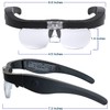 TMANGO Rechargeable Magnifying Glasses with Light, Hands-Free Headset for Jewelers,