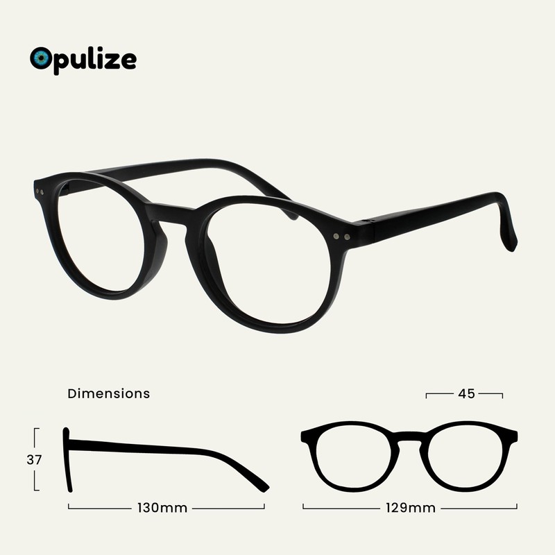 Opulize Zen 4er-Pack Lesebrille Mit Sonne Leser Schwarz Braun Kristall