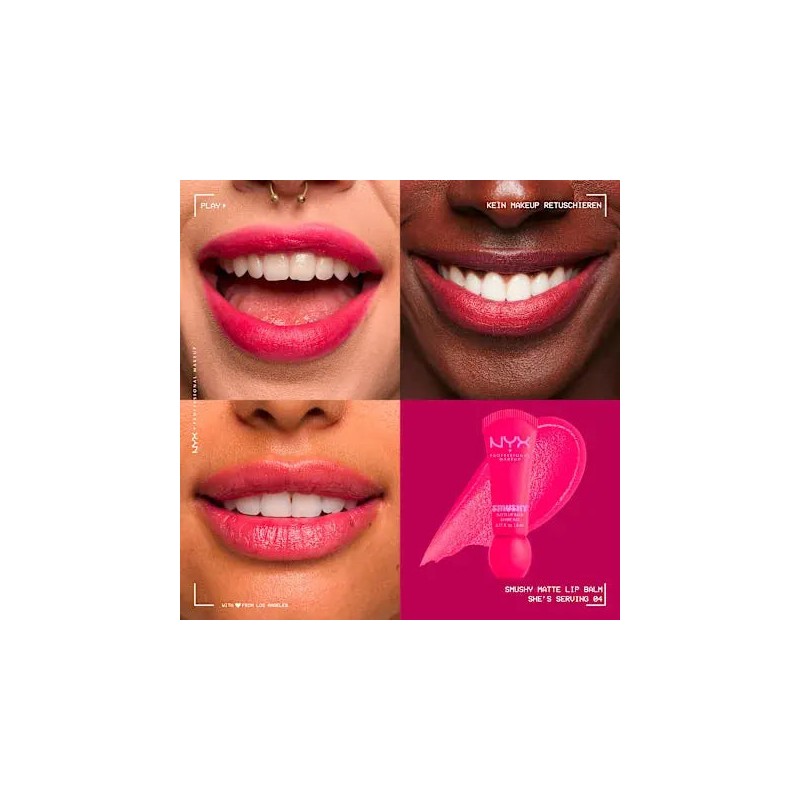 NYX Professional Makeup Smushy Matte Lip Balm She´s Serving