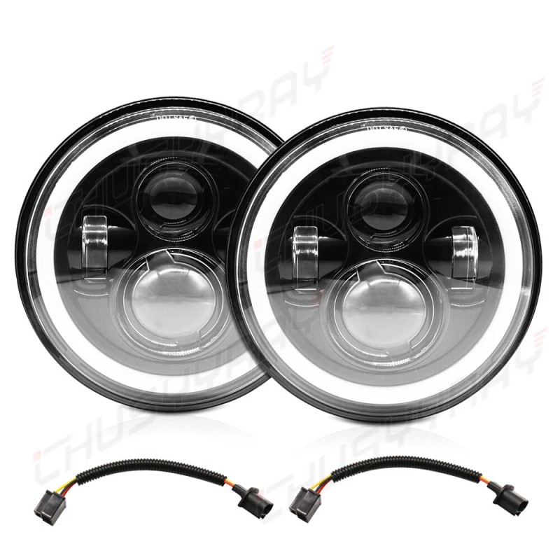 CHUSYYRAY 1973-1980 For International Harvester Scout II 2pc 7" Round