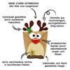 Papierdrachen DIY Advent calendar set for crafters - reindeer 2017
