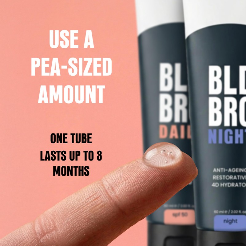 BLD BRO SPF 50 + Night Duo, 24-Hour Skincare Set