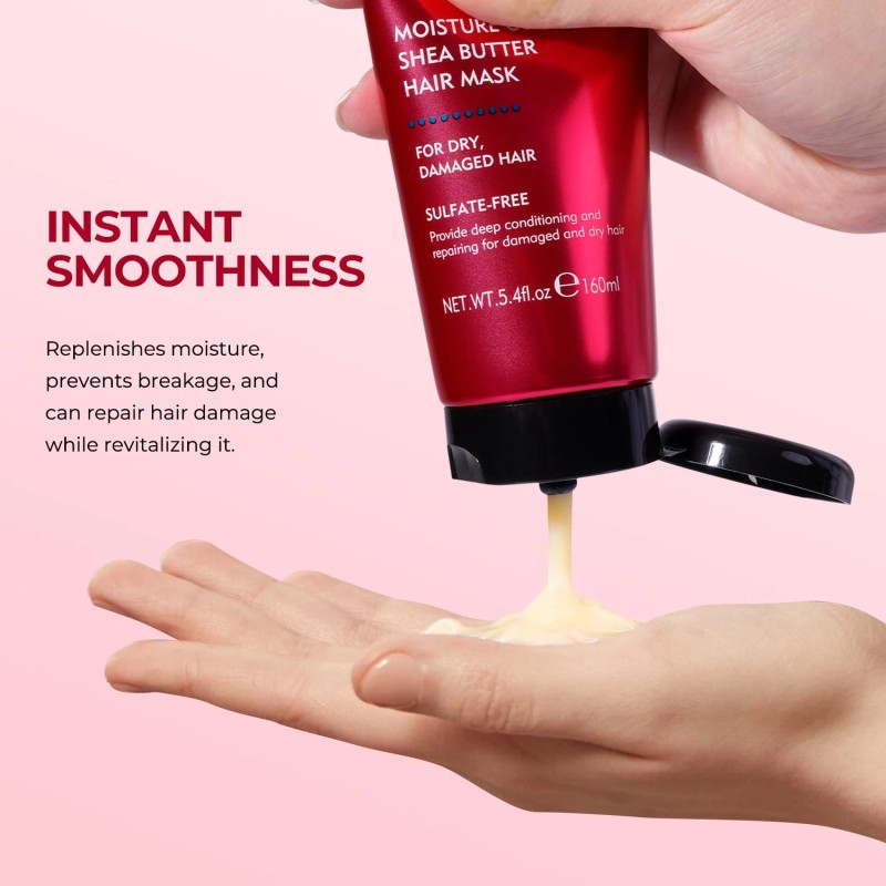 ECOLCHIPRO Collagen Hair Mask Deep Repair Conditioning Moisture Collagen Shea