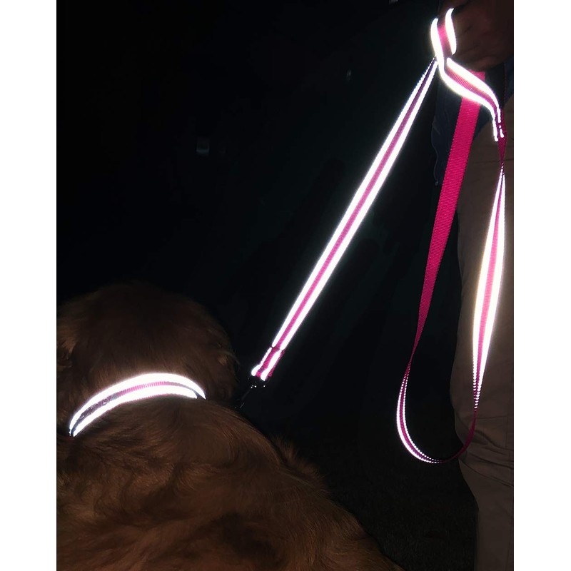 Joytale Double-Sided Reflective Dog Leash, 6 FT/5 FT/4 FT, Padded