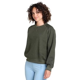 Toad&Co Womens Bitterroot Long Sleeve Pullover Olive Small
