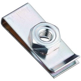 Esco EA949GS-206 M Clip Nut (5 Pieces) 0.24 x 0.6 inches (6/37 x 15 mm) Steel Plate