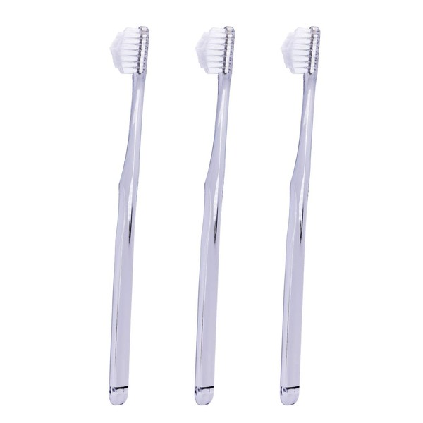 Miraculous Toothbrush, Clear Black, Removes Dirt Just Just Just Ride, Set of 3, Genuine Product, Official Product