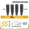 2Set LC-40 Welding Leads Quick Connector, Welding Cable Connectors, Male
