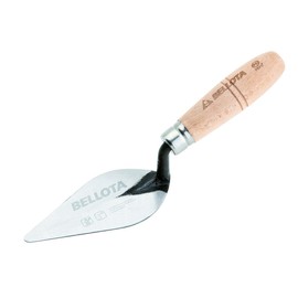 Forged pointing trowel with beech wood handle 135 x 60 mm