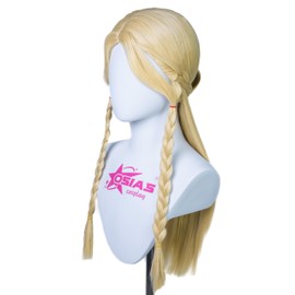 OSIAS Marcille Donato Wig Long Golden With Braids Synthetic Heat Resistant Hair