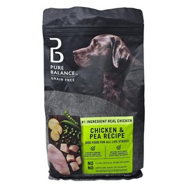 Pure Balance Chicken and Pea Grain Free Dry Dog Food, 4 Pound Bag