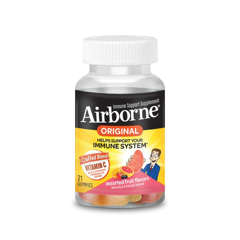 Airborne Vitamin C 750mg (per Serving) Assorted Fruit Flavored Gummies