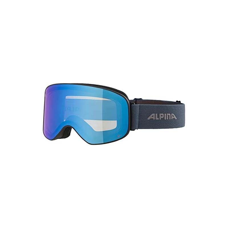 ALPINA SLOPE Q-LITE Mirrored Contrast Enhancing OTG Ski Goggles with