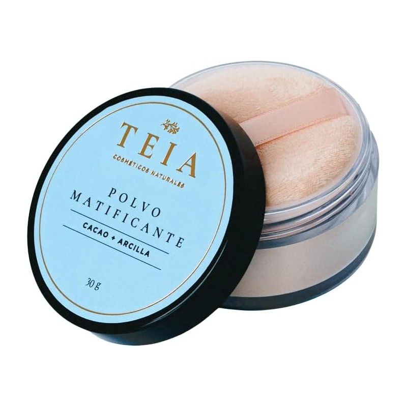 Polvo matificante translúcido TEIA – 30 g 100 % natural