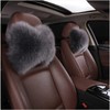 EGBANG Car Seat Neck Rest Pillow Warm Winter Wool Headrest