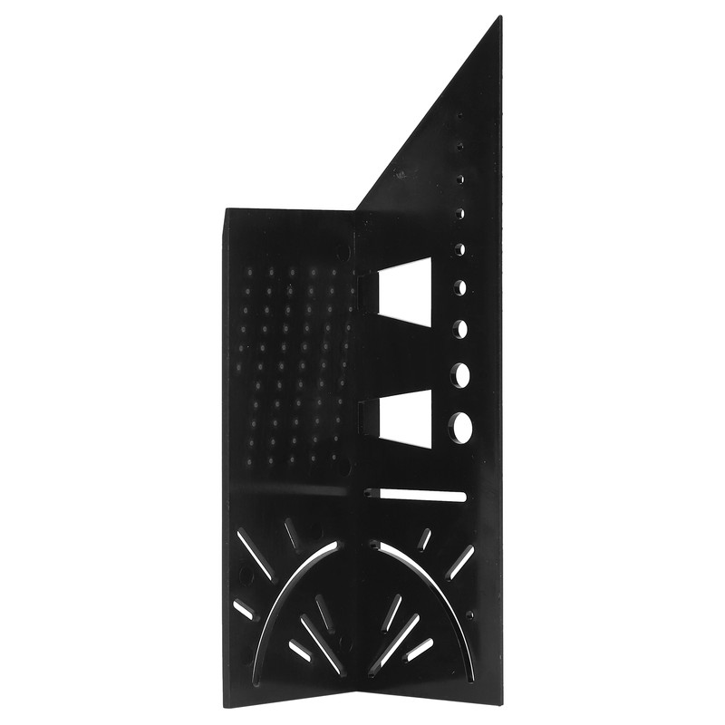 2PCS Multifunctional Angle Square Positioner 3D Woodworking Ruler Carpenter Scribing
