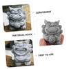 Levemolo 2pcs Mini Lion Statue Sturdy Decorative Lion Figurine Chinese