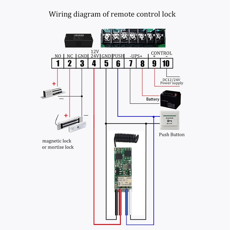 DC 5V 6V 9V 12V Mini Relay Remote Control Switch