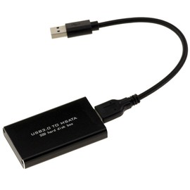 Kalea-INFORMATIQUE mSATA to USB3 Enclosure for 30mm or 50mm mSATA SSDs