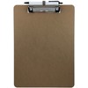 Pen Holder Clipboard, Letter Size, Low Profile Clip, Hardboard Single