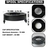 esmusssein 3PACK Strimmer Line & Cover,Spool Line +Cap with Spring