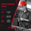 E-Z Lok Externally Threaded Insert, 303 Stainless Steel, #6-32 Internal