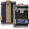JEMINAL Trifold Wallet for Men Canvas Outdoor Sports Keychain Wallet