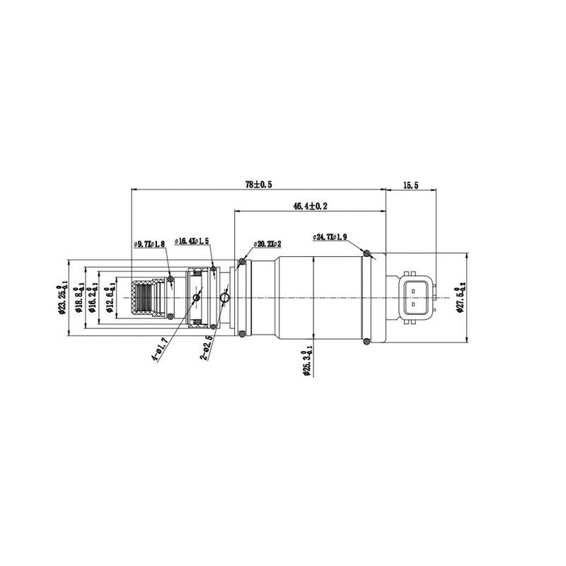 QSERON AC Compressor Control Solenoid Valve for Hyundai Sonata Elantra
