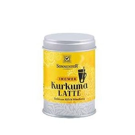 Sonnentor Organic Turmeric Latte Ginger Tin, Pack of 4 (4 x 60 g)