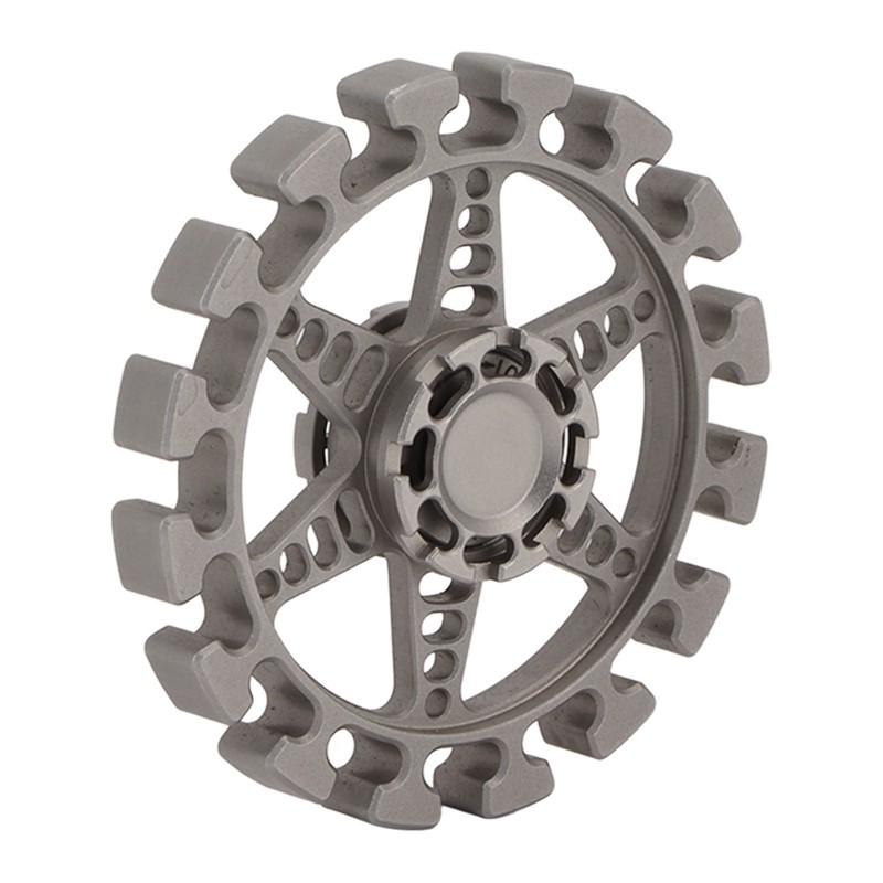 Metal Fingertip Gyroscope Round Shaped Reduce Anxiety Rotating Decompression Toy