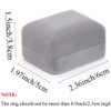 GBYAN Velvet Ring Box with LED Light Jewelry Display Gift