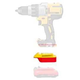 X-Adapter for DeWalt 20v MAX Cordless Tools Only Fits Craftsman V20 (NOT Old 20v) Lithium Batteries- Adapter Only Black