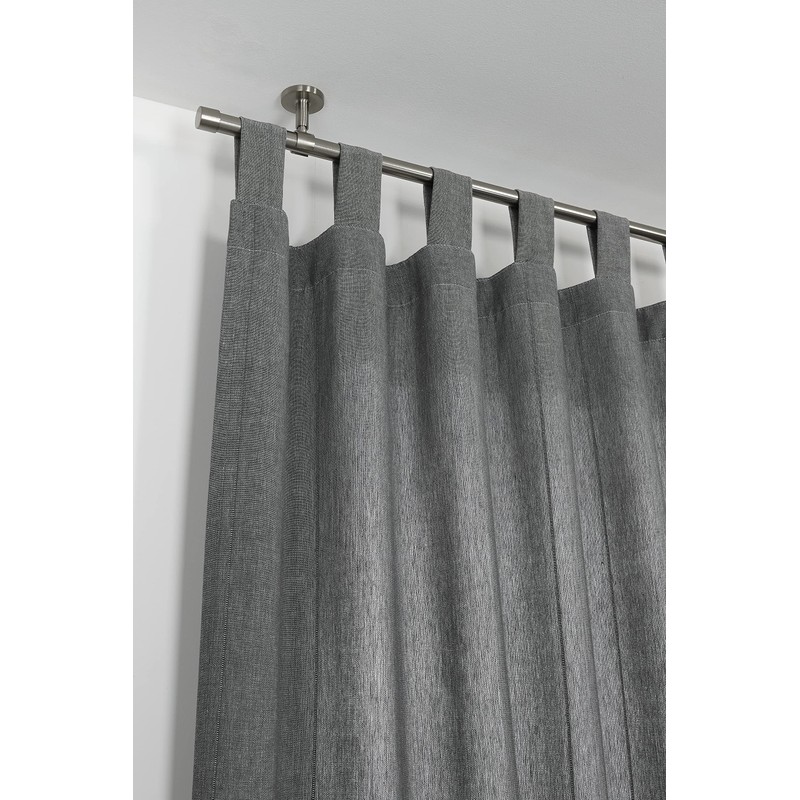 GARDINIA Ceiling support for curtain rod, with metal mounting plate,