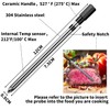 500ft Smart Bluetooth Meat Thermometer with IP66 Waterproof, Food Thermometer
