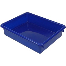Romanoff Products 3" Stowaway Letter Tray, Blue