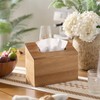 YANGQIHOME Acacia Hand Towel Box Cover Compatible with Kleenex Disposable