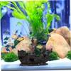 Zerodeko Shipwreck Aquarium Decor Underwater Shipwreck Craft for Fish Tank