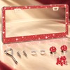 2pcs Bling Rhinestone License Plate Frame, Sparkling Crystal Car Tag