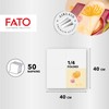 Fato, Trockene Papierservietten, Airlaid, Textileffekt, Packung mit 50 Servietten, Format