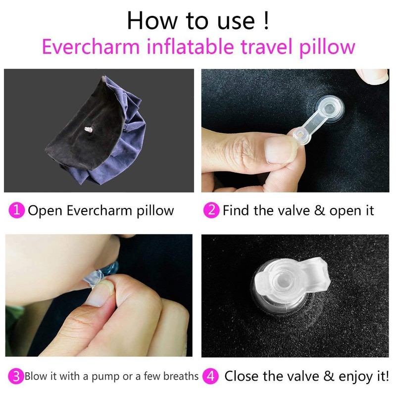 Long-Perfect Inflatable Pillow Travel Pillow Body Posture Support Pillow Multi-Functional