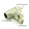 1/2" to 1/4" Feed Water Adapter Ball Valve Faucet Tap