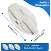 20 pcs Foley Catheter Stabilization Devices,Self-High Adhesive Catheter Supplies for