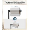 FORIOUS Toilet Paper Holder Stand, Modern Freestanding Tissue Roll Holder