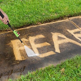 Electric Pressure Washer, 5000 PSI 4.0 GPM Heavy Duty Power Washer Electric Powered with Foam Cannon, 4 Nozzle Tips,33FT Hose and Soap Bottle for Home/Cars/Driveways/Patios/Decks/Fences (Light Blue)