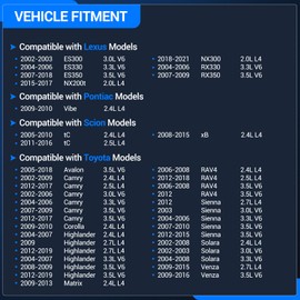 Autoround 17825 New Starter Fit for Toyota Camry 02-17 Corolla 09-10 RAV4 06-18 Highlander 04-19 Sienna 03-15 Avalon 05-18 Solara 02-16, Scion tC xB, Lexus RX350 ES300 ES330 ES350 RX330 NX300