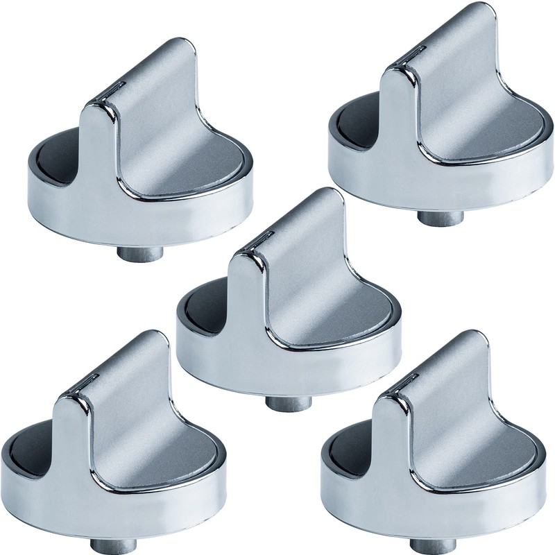 BlueStars 5-Pack W10594481 W10766544 Gas Range Stove Knobs - Compatible